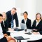 Diverse business group meeting